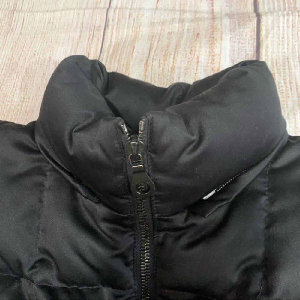 Searle Black Goose Down Coat Size 6 - Picture 2 of 13